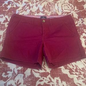 Wine Colored American Eagle “Shortie” Shorts (#85)